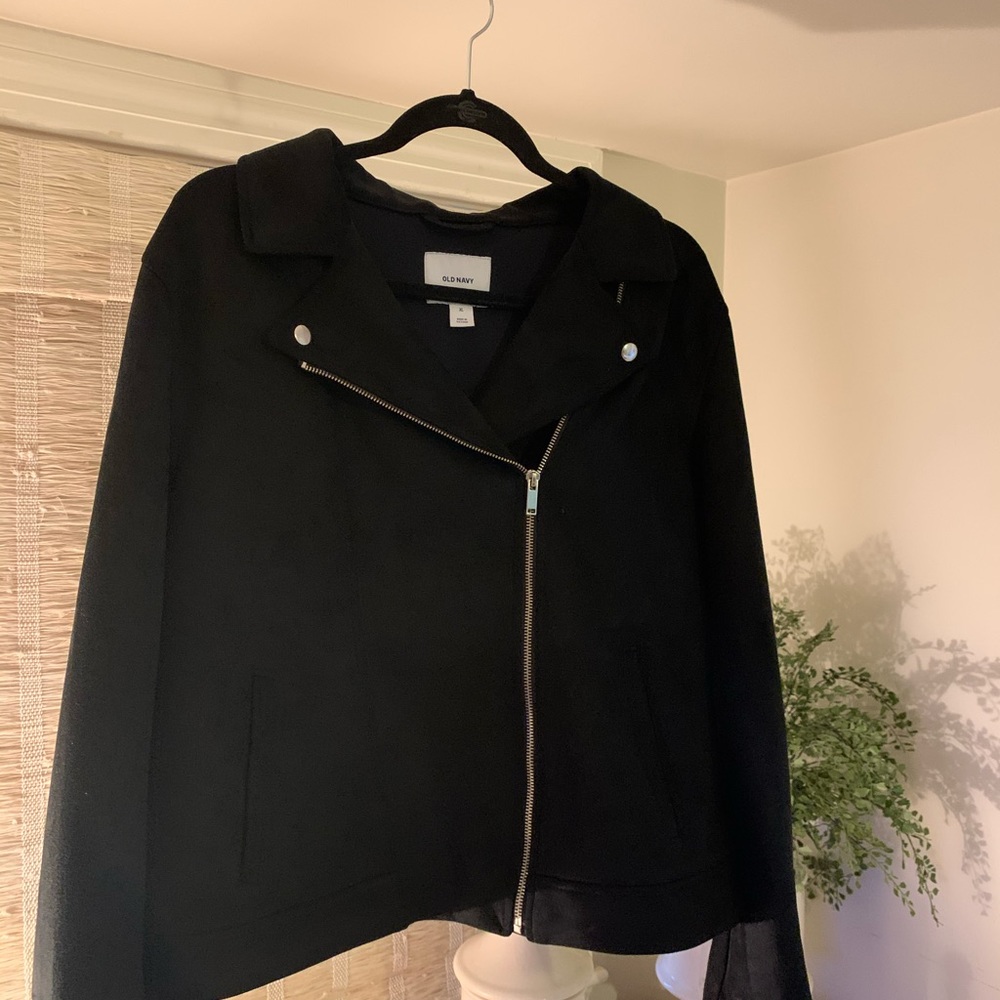 Faux suede jacket